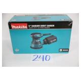 MAKITA 5" RANDOM ORBIT SANDER IN BOX