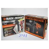 LOT OF 2 BLACK & DECKER 7AMP 1/2" DRILL/DRIVERS