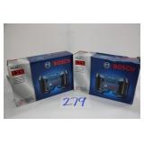 LOT OF 2 BOSCH 12V COMPACT RADIOS - NO BATTERY