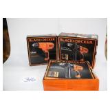 LOT OF 3 BLACK & DECKER TOOLS