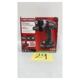 CRAFTSMAN 19.2V 1/2' HEAVY DUTY  DRILL/DRIVER KIT