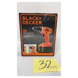 BLACK & DECKER 18V CORDLESS DRILL/DRIVER