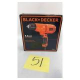 BLACK & DECKER 3/8' DRILL/DRIVER 5.2 AMP
