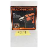 BLACK & DECKER 1/2' HAMMERDRILL 6.0AMP