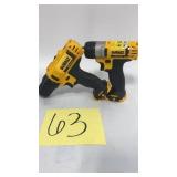LOT OF 2 DEWALT 12V DRILLS ONLY - NO BATTERIES