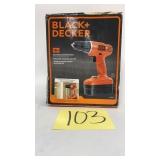 BLACK & DECKER 18V CORDLESS DRILL/DRIVER