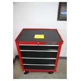 RED CRAFTSMAN 26' ROLLING 4 DRAWER TOOL CHEST