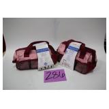 LOT OF 2 ESSENTIALS TOOL SETS W/ PINK ZIP UP CASE