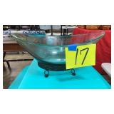 GLASS/METAL CENTERPIECE DECOR