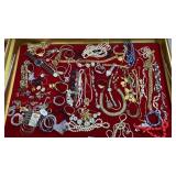LARGE LOT OF ASSORTED COSTUME JEWELRY