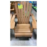 BROWN LIFETIME ADIRODACK CHAIR