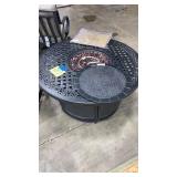 NEW SUNBRELLA ROUND FIRE PIT W/ COVER