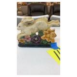 PAINTED HEAVY RABBIT DOOR STOP