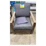 NEW SUNBRELLA INDUSTRIAL LOOK ALUMINUM PATIO CHAIR