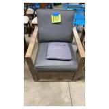 NEW SUNBRELLA INDUSTRIAL LOOK ALUMINUM PATIO CHAIR