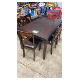HOME MERIDIAN DINING TABLE & 6 CHAIRS