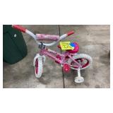 HUFFY SEA STAR PINK KIDS BIKE W/ TRAINING WHEELS