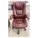 LANE EXECUTIVE ROLLING LEATHER OFFICE CHAIR