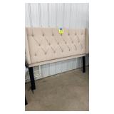 KING SIZE TUFTED LINEN HEADBOARD ONLY