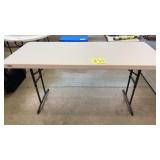 LIFETIME 6FT ADJUSTABLE HEIGHT FOLDING TABLE