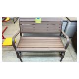 LIFETIME GLIDER PATIO BENCH