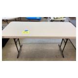 LIFETIME 6FT ADJUSTABLE HEIGHT FOLDING TABLE