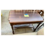 SOLID MAHOGANY ANTIQUE WRITING DESK