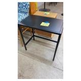 NEW IN THE BOX BLACK METAL STAND TABLE