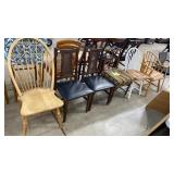 LOT OF 7 MISC CHAIRS