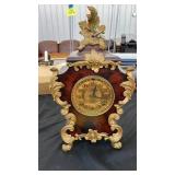 ANSONIA CLOCK CO HEAVY CLOCK W/ KEY
