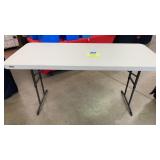 LIFETIME 6FT ADJUSTABLE HEIGHT FOLDING TABLE