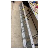 KELLER ALUMINUM 24FT EXTENSION LADDER
