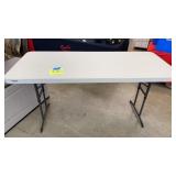 LIFETIME 6FT ADJUSTABLE HEIGHT FOLDING TABLE