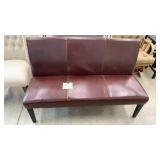 FAUX LEATHER LOVESEAT