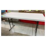 LIFETIME 6FT ADJUSTABLE HEIGHT FOLDING TABLE
