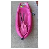 LIFETIME PINK WAVE 60 YOUTH KAYAK W/ PADDLE