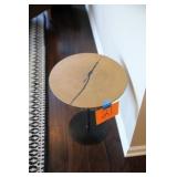 ROUND METAL SMALL END TABLE