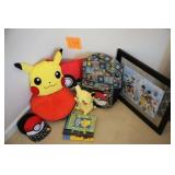 LARGE LOT OF POKEMON ITEMS & DECOR