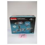 MAKITA 18V COMPACR CORDLESS DRIVER DRILL KIT
