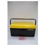 STANLEY BLACK/YELLOW METAL TOOL BOX