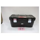 NEW ACE 20' BLACK PLASTIC TOOL BOX