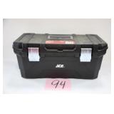 NEW ACE 20' BLACK PLASTIC TOOL BOX