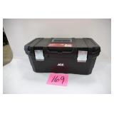 NEW ACE 20' BLACK PLASTIC TOOL BOX
