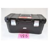 NEW ACE 20' BLACK PLASTIC TOOL BOX