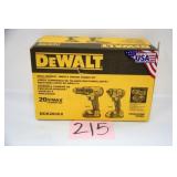 DEWALT 20V DRILL/DRIVER / IMPACT DRIVER COMBO KIT