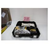 DEWALT 20V DRILL, BATTERY, CHARGER & CASE
