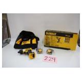 DEWALT 12V CORDLESS SCREWDRIVER KIT - NO CHARGER