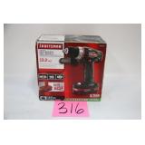 CRAFTSMAN 19.2V 1/2' HEAVY DUTY DRILL/DRIVER KIT