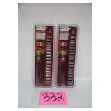 2 CRAFTSMAN 17PC WOBBLE RATCHET MULTI TOOL SETS
