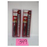 2 CRAFTSMAN 17PC WOBBLE RATCHET MULTI DRIVE TOOLS